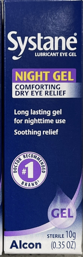 (1) Systane Night Gel Comforting Dry Eye Relief Therapy Lubricant 10g New 1/27