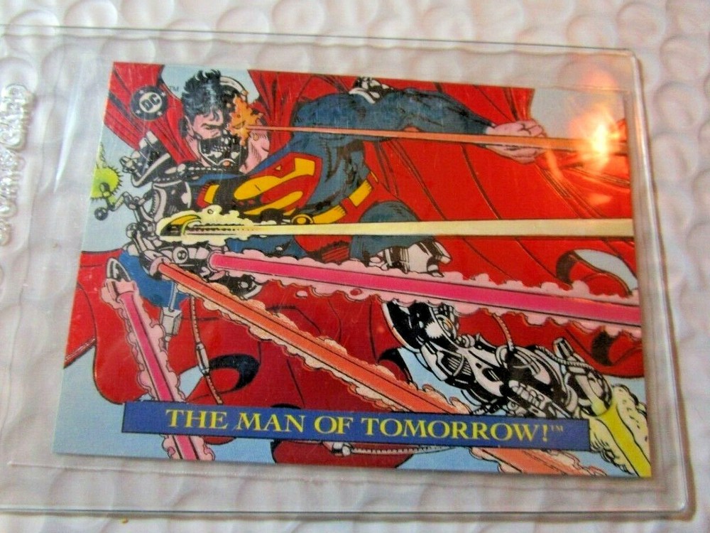 DC Bloodlines The Man of Tomorrow Superman Insert S2 Embossed Foil