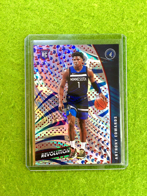 ANTHONY EDWARDS ASIA PRIZM RED ROOKIE CARD 2020 Revolution Anthony Edwards SP RC