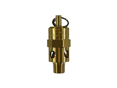 Kingston 1/8  NPT Brass Soft Seat Pressure Relief Valve 80 PSI / 74 SCFM
