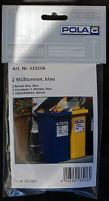Pola 333206 Mülltonnen blau 2 Stück