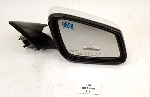 ✅ 12-14 OEM BMW F12 F13 Right Passenger Side Mirror White Assembly Heated 300