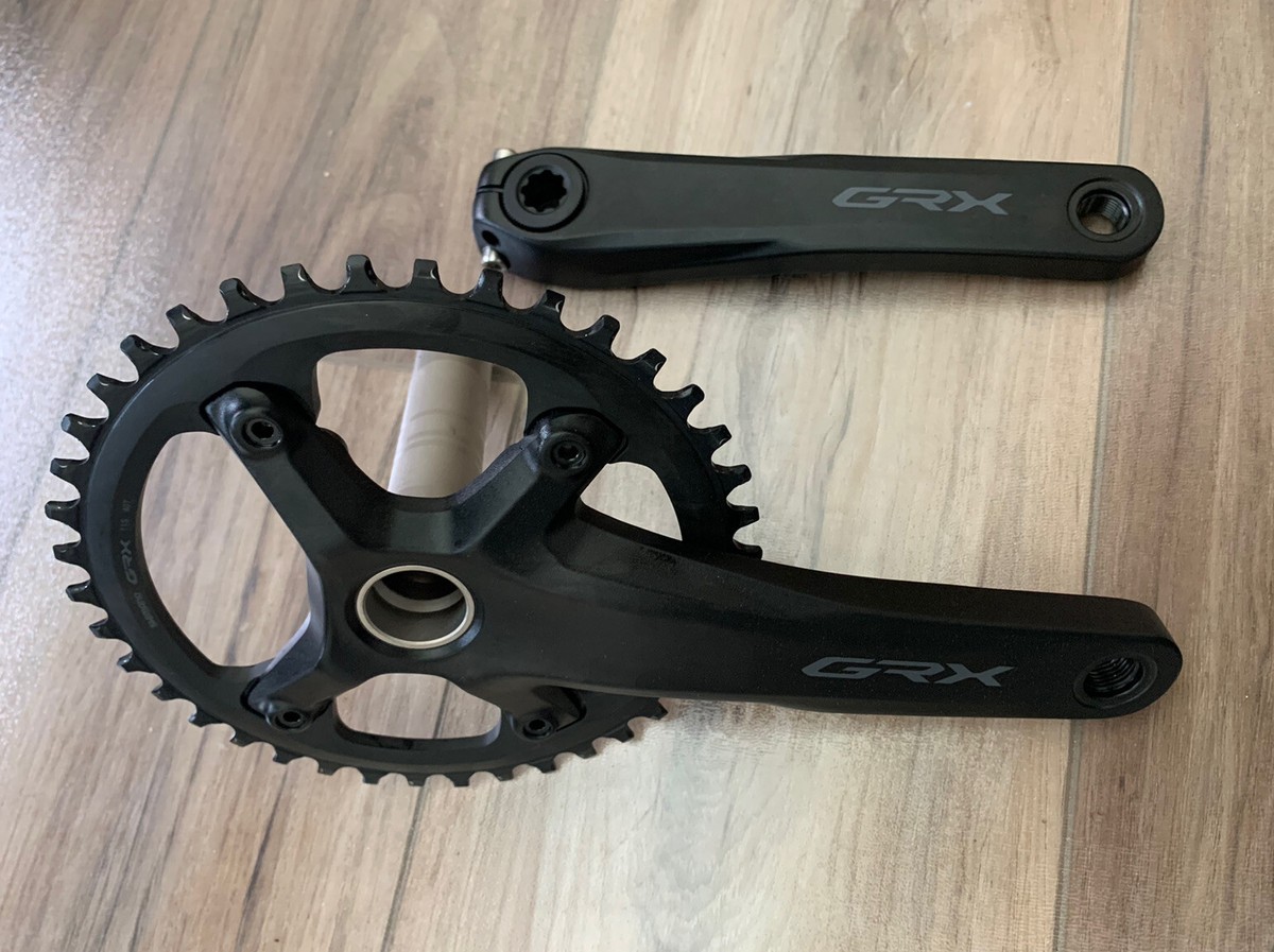 Shimano GRX FC-RX600 Crankset - Black - 170MM (1X, 40T) | eBay