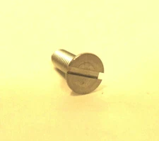 #10-32 Slotted Oval Head Countersunk Machine Screws Stainless Steel 5/8'' Length