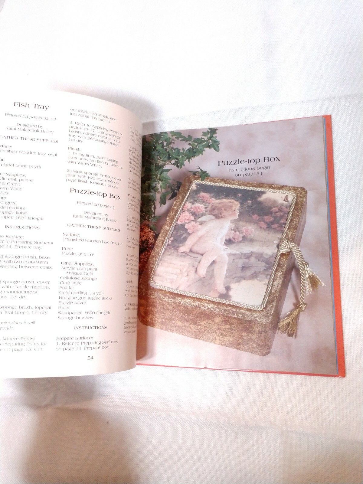 Decoupage The Easy Way  Book By Plaid Craft Company Hardcover