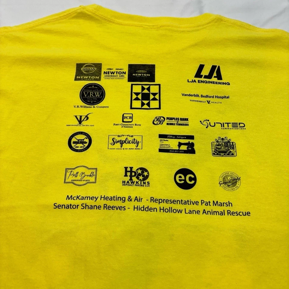 Camiseta masculina grande RC Moonpie Festival 2024 amarela manga curta estampa gráfica - Imagem 4 de 4