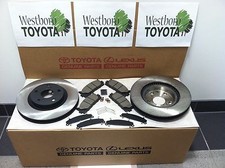 Toyota Camry 2007-2016 New Genuine OEM Front Brake Rotors Pad Kit & Shim Kit