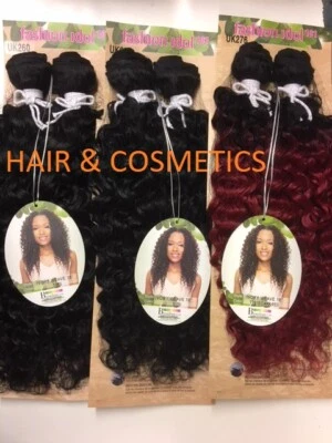 Sleek 101 Classic Brazilian Hair IVORY Weave18"-Sythentic Tongable-TRACK UK Post