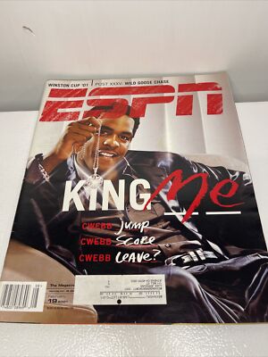 ESPN Magazine February 19 2001 Chris Webber ''King Me'' Sacramento Kings M389 
