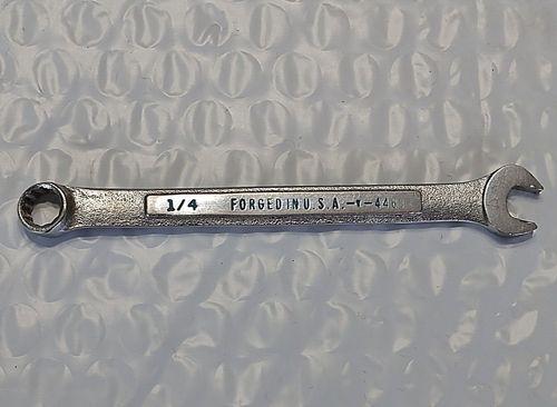CRAFTSMAN TOOLS USA V4469, 1/4" COMBINATION WRENCH, 3.75" LONG, 12 POINT. - Picture 2 of 15