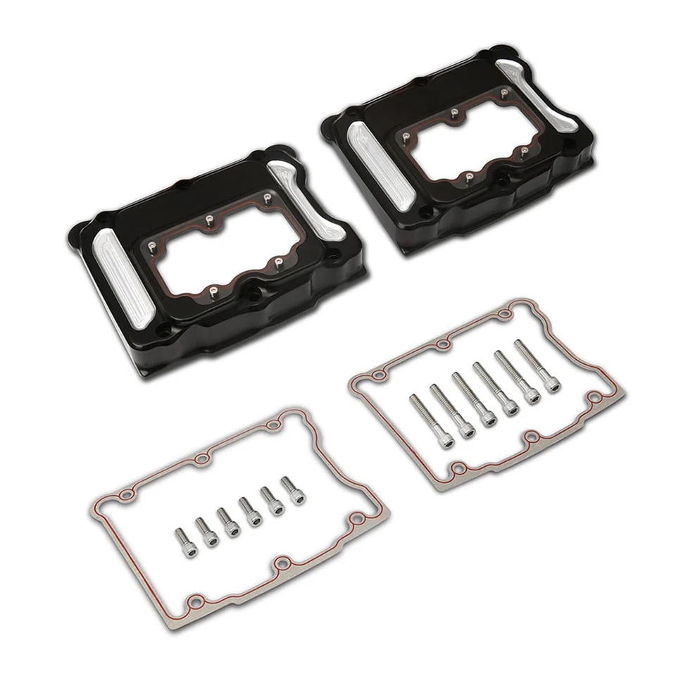 Clarity Rocker Box Cover for Harley Twin Cam Electra/Street Glide/Softail Foto 3 de 4