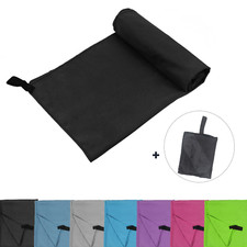 Glamexx24 Mikrofaser Handtücher mit Tasche Reisehandtuch perfekte Sporthandtuch 