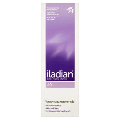 5906071005393 Żel do higieny intymnej 40+ 180ml Iladian