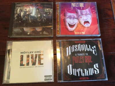 Mötley Crüe [4 CD Alben] Tribute Theatre Of Pain Live Entertainment Death Girls