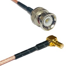 RG316 BNC MALE to SMB MALE ANGLE Coax RF Cable USA-Ship