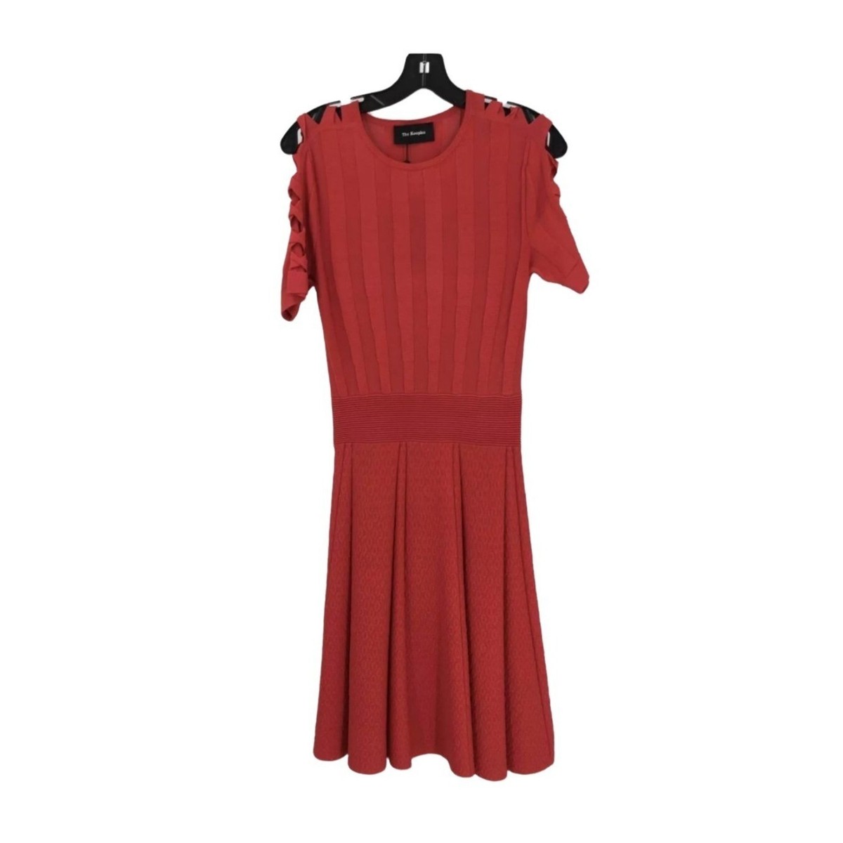 NWT The Kooples Women's Red Pleated Sweater Dress Size 2 | eBay