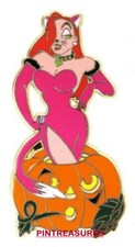 Disney Jessica Rabbit Halloween Sexy Kat Jack O'Lantern LE Pin