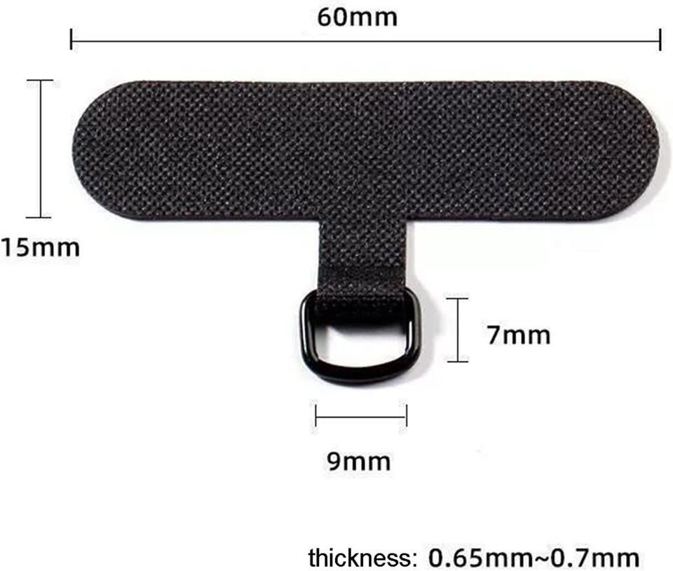 TENOC Handy-Handschlaufe Aus Metall – Universal, Mit Haltelasche, Freihändiges Armband