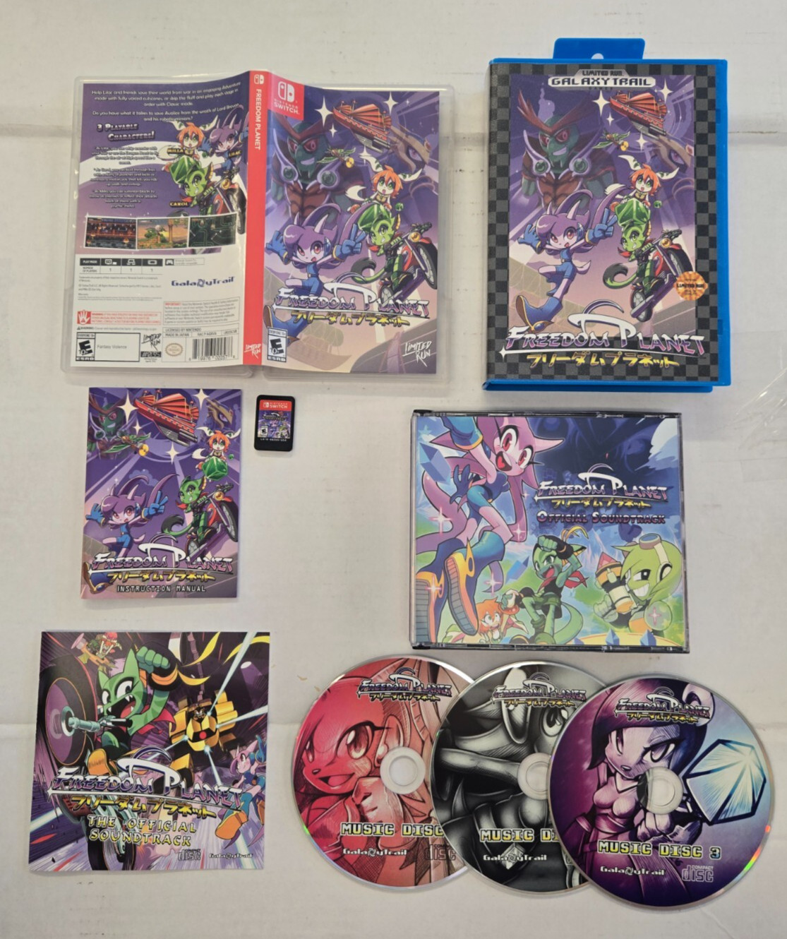 FREEDOM PLANET DELUXE EDITION - LIMITED RUN GAMES - USED - NINTENDO SWITCH