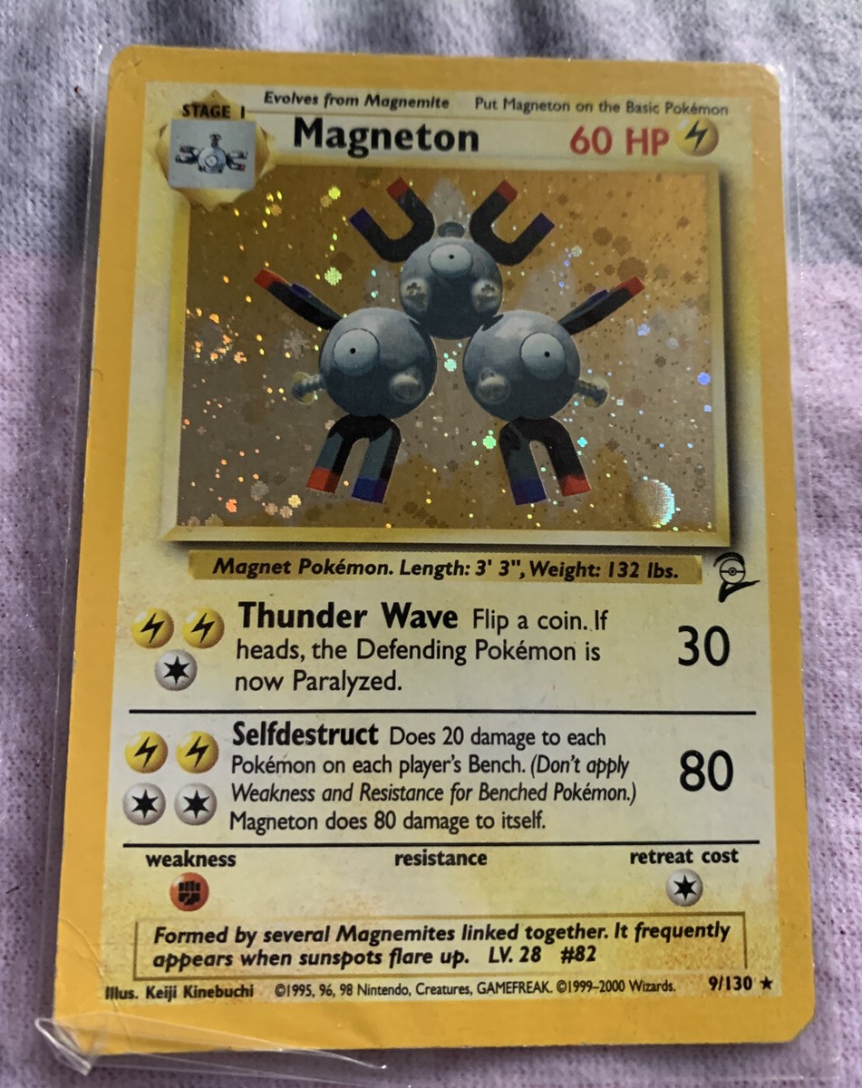 MAGNETON - 9/130 - Base Set 2 - Holo - Pokemon Card | eBay