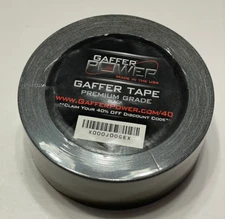 Gaffer Power GPB30 2in x 30yd Heavy Duty Gaffer's Tape - Black