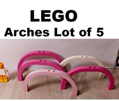 LEGO Wedding Garden Arch Set of 5 Building wide 1x2 Stands Figure fits on top