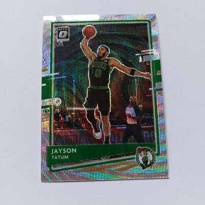 2020 Donruss Optic Jayson Tatum Fanatics Box Set / Silver Wave Prizm #77