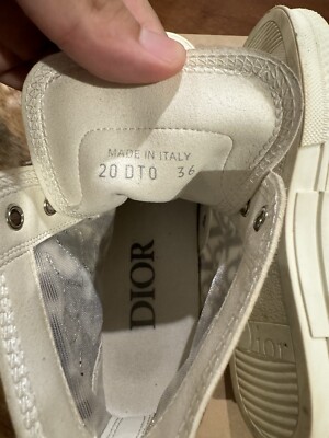 Size 36 / US 6 - Dior x Shawn Stussy B23 High Top Bee Embroidery