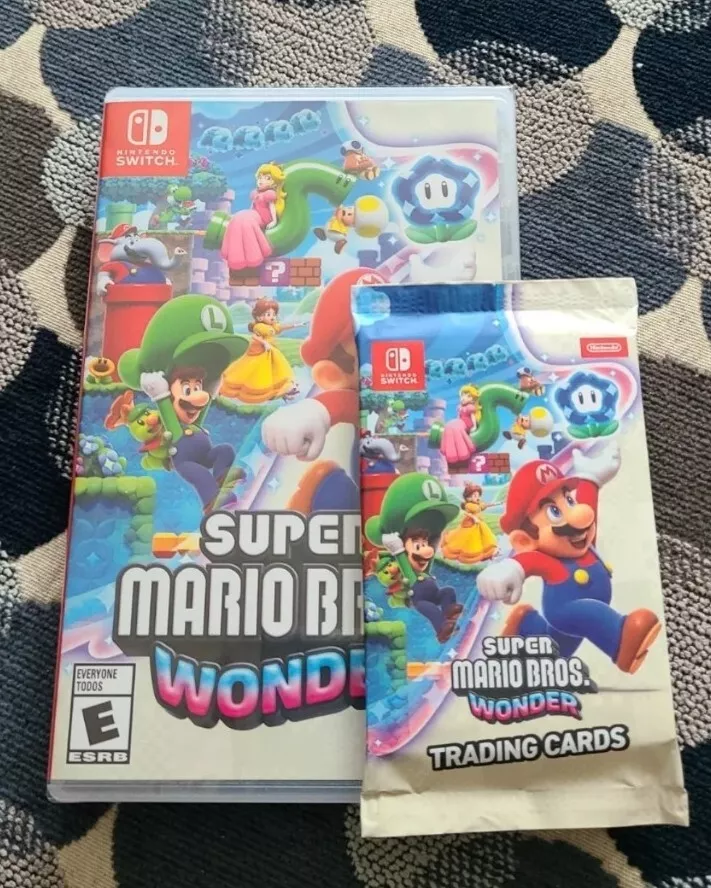 Super Mario Bros. Wonder + Exclusive Trading Card Pack - Nintendo Switch