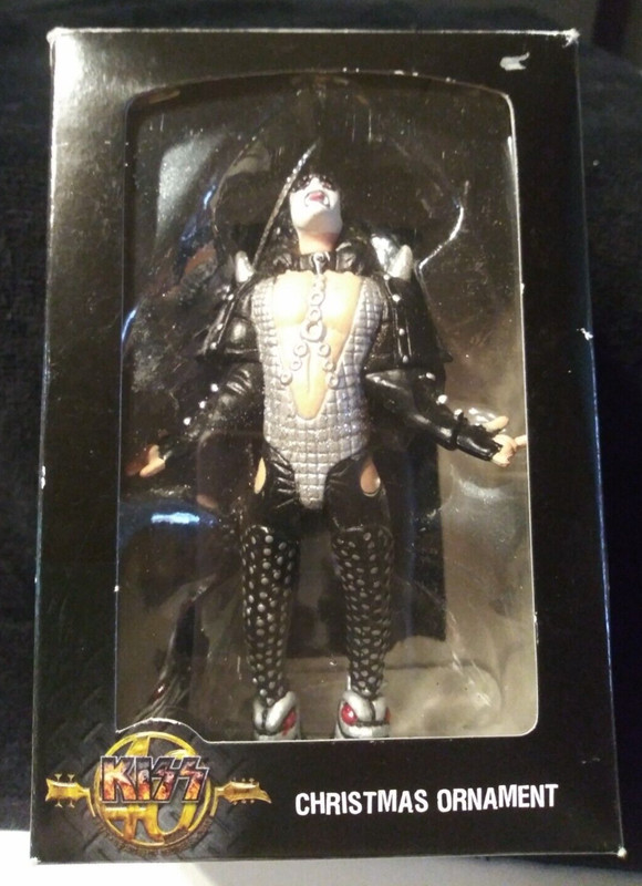 Kiss/Gene Simmons 2013 Christmas Resin Ornament/Pre-owned
