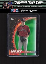 2021 Topps Pro Debut TC-9 Matt Manning The Cogeneration Green /99