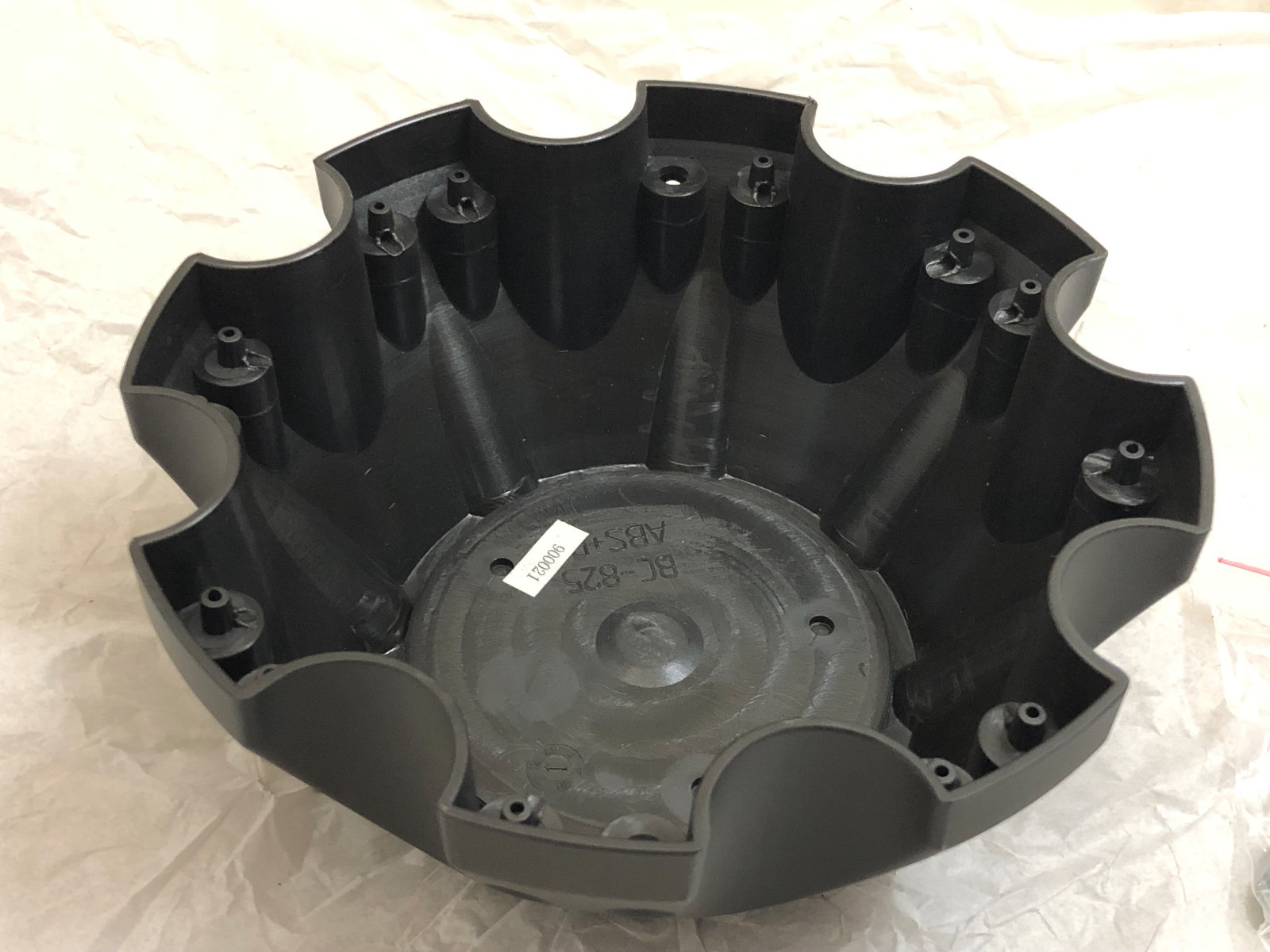 American Outlaw Wheels Matte Black Wheel Rim Hub Cover Center Cap BC