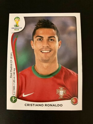 2014 Panini World Cup WM Weltmeisterschaft Brasil Sticker 523 Cristiano Ronaldo