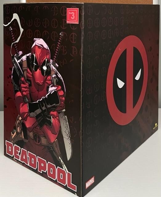 Factory Entertainment Marvel Deadpool Rocket Ride Premium Motion Statue ...