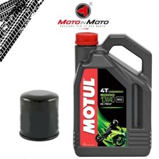 Kit De Vidange Huile Motul 5000 10W40 + Filtre Suzuki VZ 1600 Marauder 2004 2005