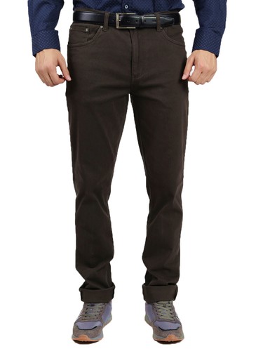 Pantaloni jeans da uomo invernali elasticizzati taglie forti 58 fustagno cotone - Picture 8 of 23