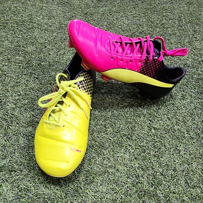 Puma evoPOWER 1.3 Tricks Fg Men's Soccer Shoes Pink-Yellow-Black