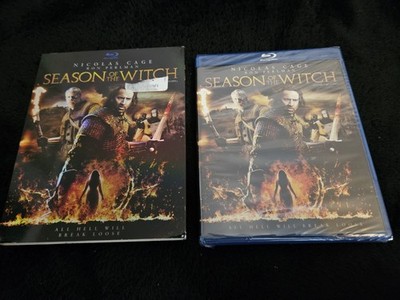 NEW Factory Sealed - Season of the Witch (Blu-ray Disc, 2011)  W/Slipcover- Cage