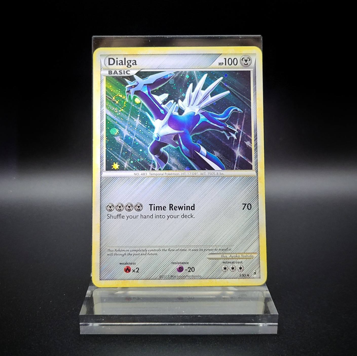Dialga 3/95 - SWIRL 🌀 - Call Of Legends - Holo Rare - NM