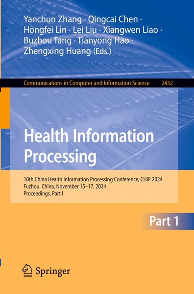Health Information Processing Yanchun Zhang (U. A.) Taschenbuch Xviii Englisch-image
