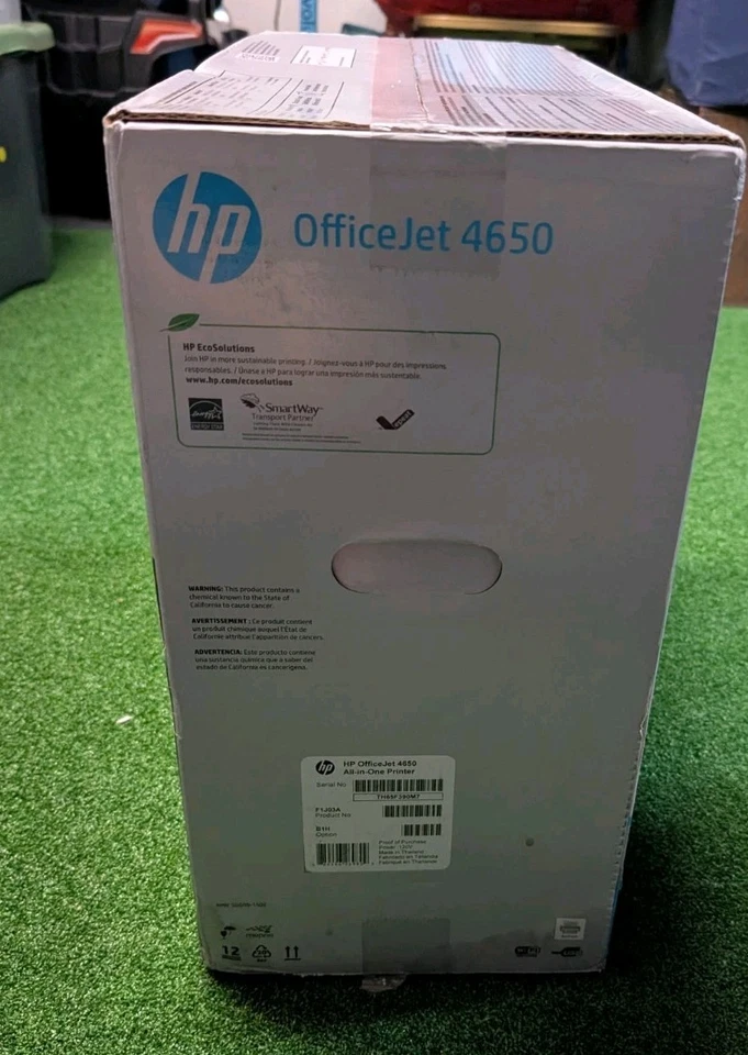 NEW FACTORY SEALED! HP OfficeJet 4650 All-in-One Wireless Printer Black - Image 3 of 4