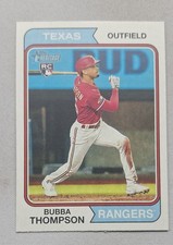 2023 Topps Heritage - Bubba Thompson #157 (RC)