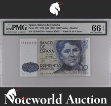 Spain 500 Pesetas 1979 (ND 1983) P 157 UNC PMG 66 EPQ 3rd TOP POP