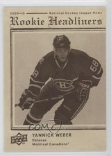 2009-10 Upper Deck Rookie Headliners Yannick Weber #RH10 1s7