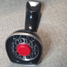 PDT Mercer Phone Retro Style Black Corded Telephone Redial Flash Tone/Pulse