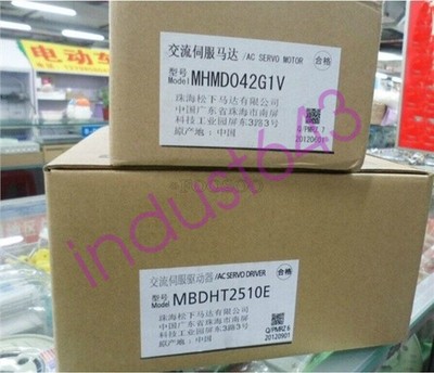 1Pcs New Panasonic Servo System (Motor+Drive) MHMD042G1V+MBDHT2510E gf