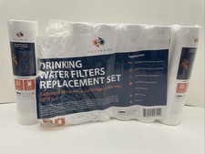 Aquaboon 5 Micron 10 x 2.5 Sediment Water Filter Cartridge Replacement Set 6pk