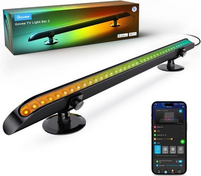 Govee 31 Zoll RGBIC TV Lichtleiste mit mehreren Platzierungsoptionen H6042 schwarz