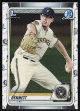 2020 Bowman Chrome Prospects #BCP-140 Nick Bennett Chrome Prospects