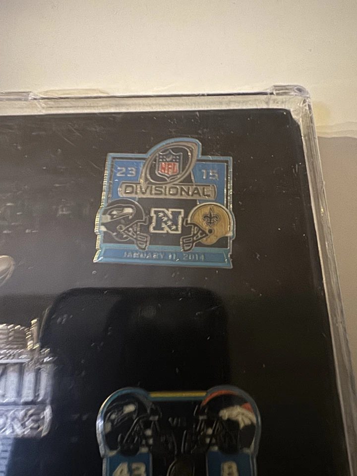 Juego de prendedores conmemorativos Seattle Seahawks Super Bowl XLVIII #615/5.000 (Nuevo) Foto 3 de 4